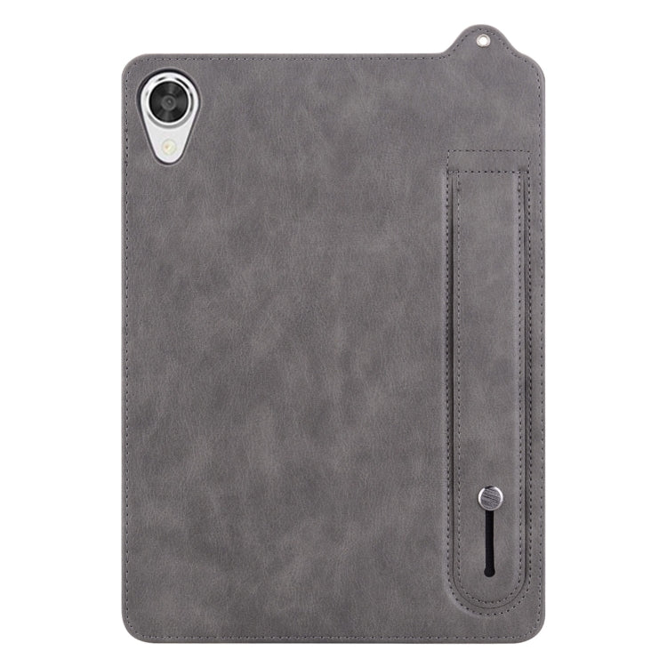 For Lenovo Tab M8 HD / FHD TPU Leather Back Tablet Case with Wristband