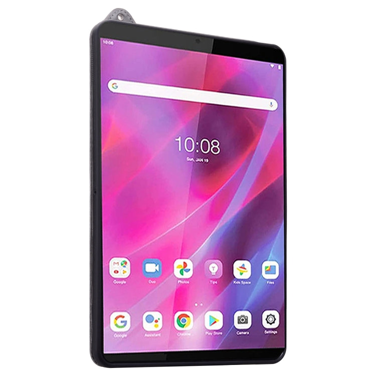 For Lenovo Tab M8 HD / FHD TPU Leather Back Tablet Case with Wristband
