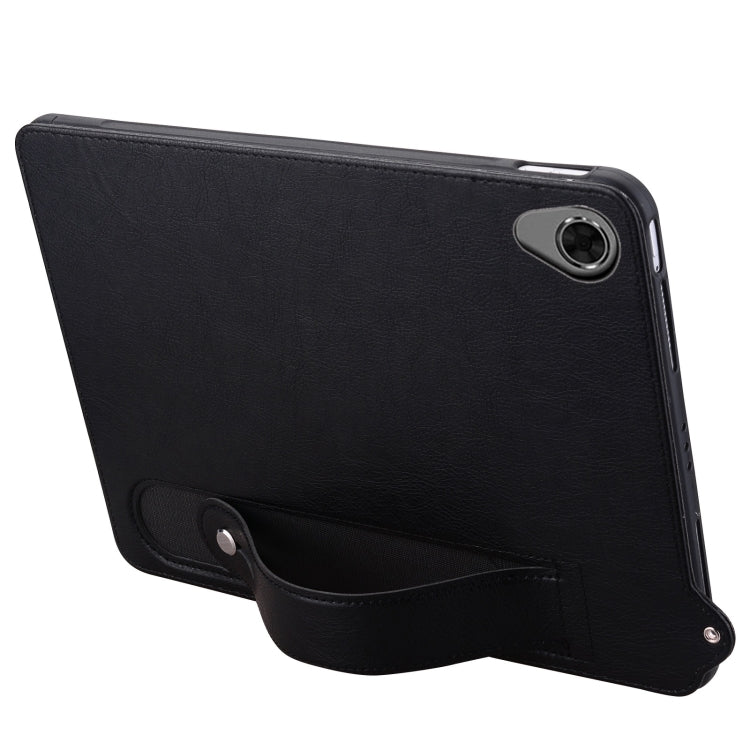 For Lenovo Tab M8 HD / FHD TPU Leather Back Tablet Case with Wristband