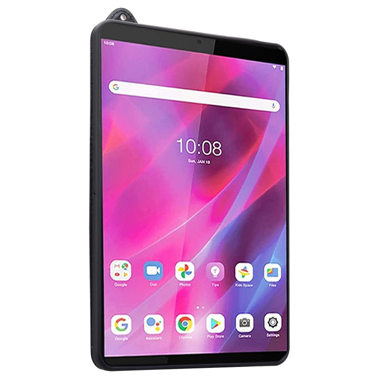 For Lenovo Tab M8 HD / FHD TPU Leather Back Tablet Case with Wristband