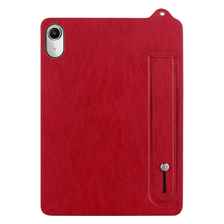 For Lenovo Tab P11 TB-J606F TPU Leather Back Tablet Case with Wristband