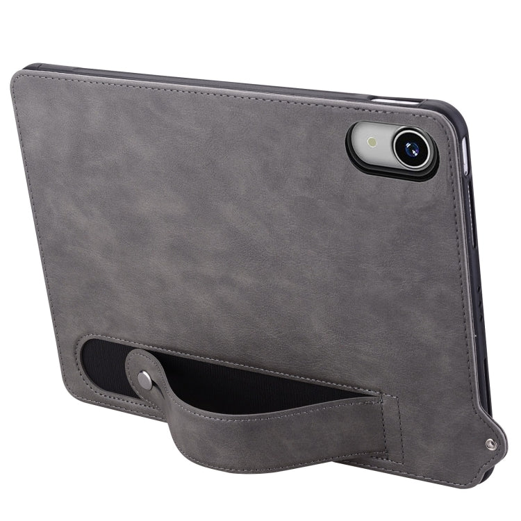For Lenovo Tab P11 TB-J606F TPU Leather Back Tablet Case with Wristband