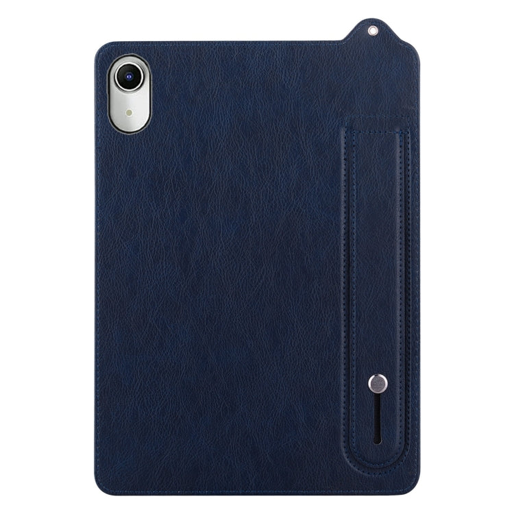 For Lenovo Tab P11 TB-J606F TPU Leather Back Tablet Case with Wristband