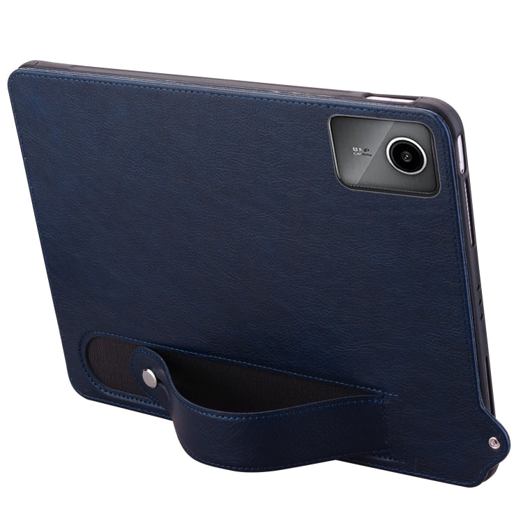 For Lenovo Tab M11 / Xiaoxin Pad 2024 TPU Leather Back Tablet Case with Wristband