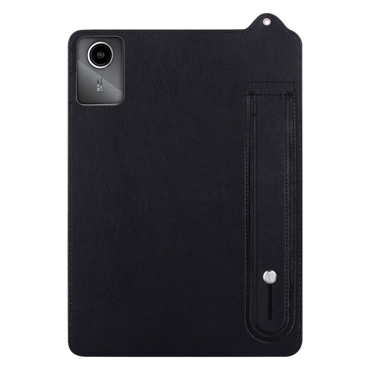 For Lenovo Tab M11 / Xiaoxin Pad 2024 TPU Leather Back Tablet Case with Wristband