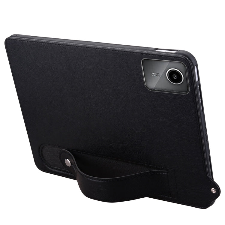 For Lenovo Tab M11 / Xiaoxin Pad 2024 TPU Leather Back Tablet Case with Wristband