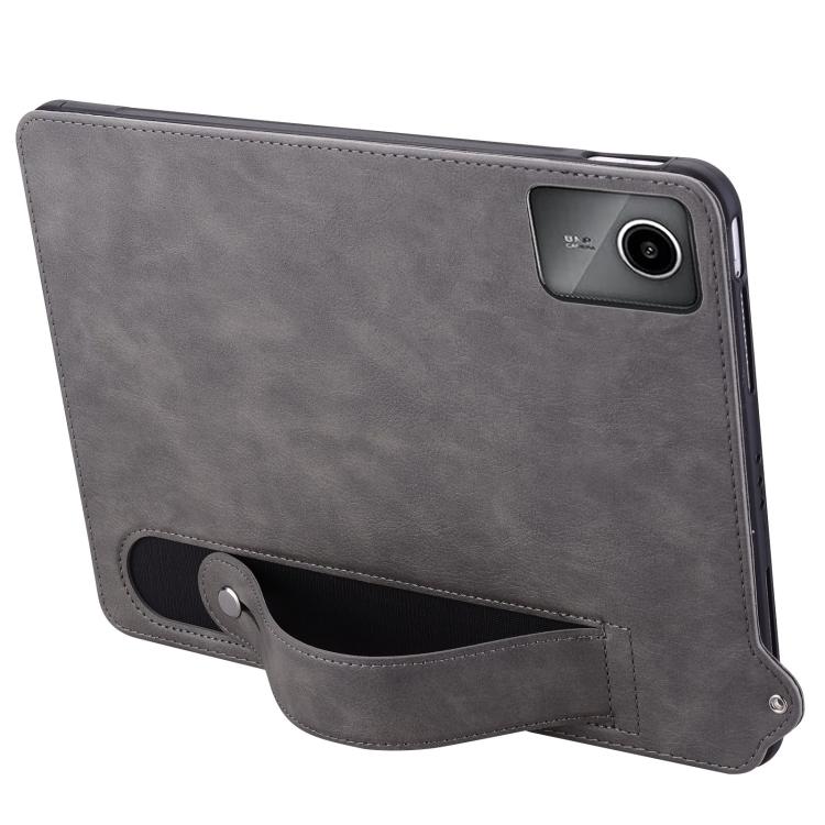 For Lenovo Xiaoxin Pad 11 2025 TPU Leather Back Tablet Case with Wristband