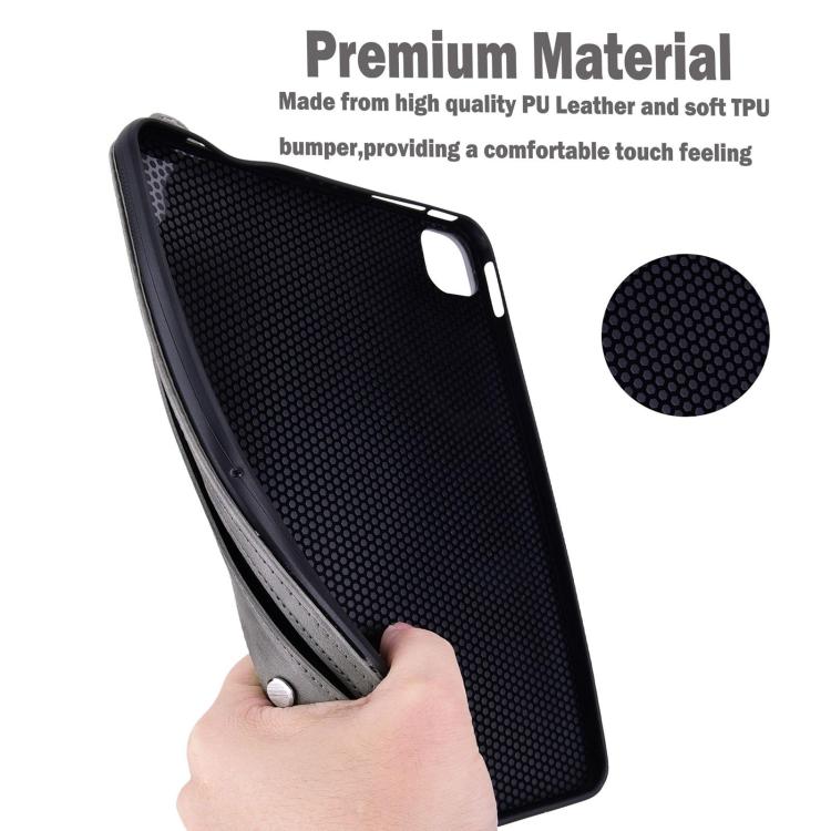 For Lenovo Xiaoxin Pad 11 2025 TPU Leather Back Tablet Case with Wristband