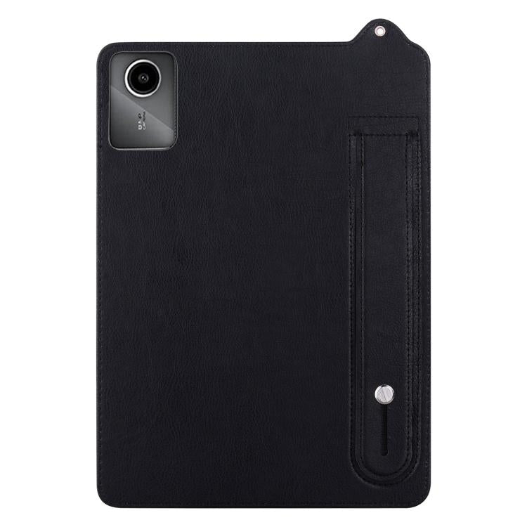 For Lenovo Xiaoxin Pad 11 2025 TPU Leather Back Tablet Case with Wristband