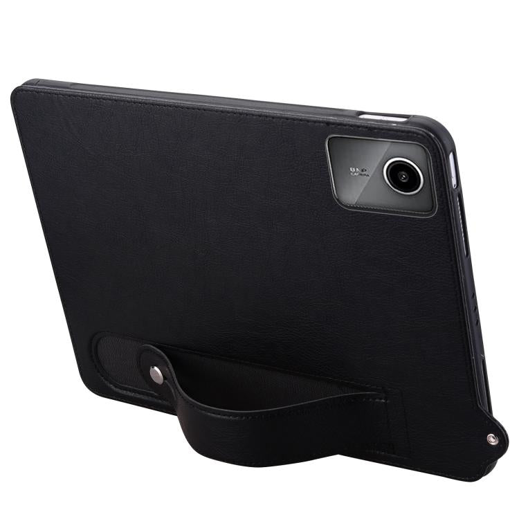 For Lenovo Xiaoxin Pad 11 2025 TPU Leather Back Tablet Case with Wristband