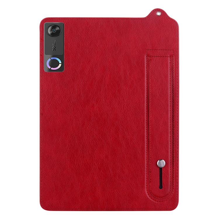 For Lenovo Legion Y700 Gen 5 TPU Leather Back Tablet Case with Wristband