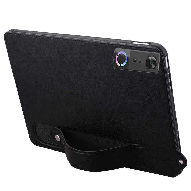 For Lenovo Legion Y700 Gen 5 TPU Leather Back Tablet Case with Wristband