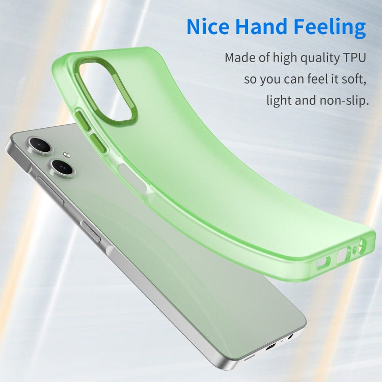 For Samsung Galaxy A06 4G Frosted Translucent TPU Hybrid PC Full Coverage Phone Case