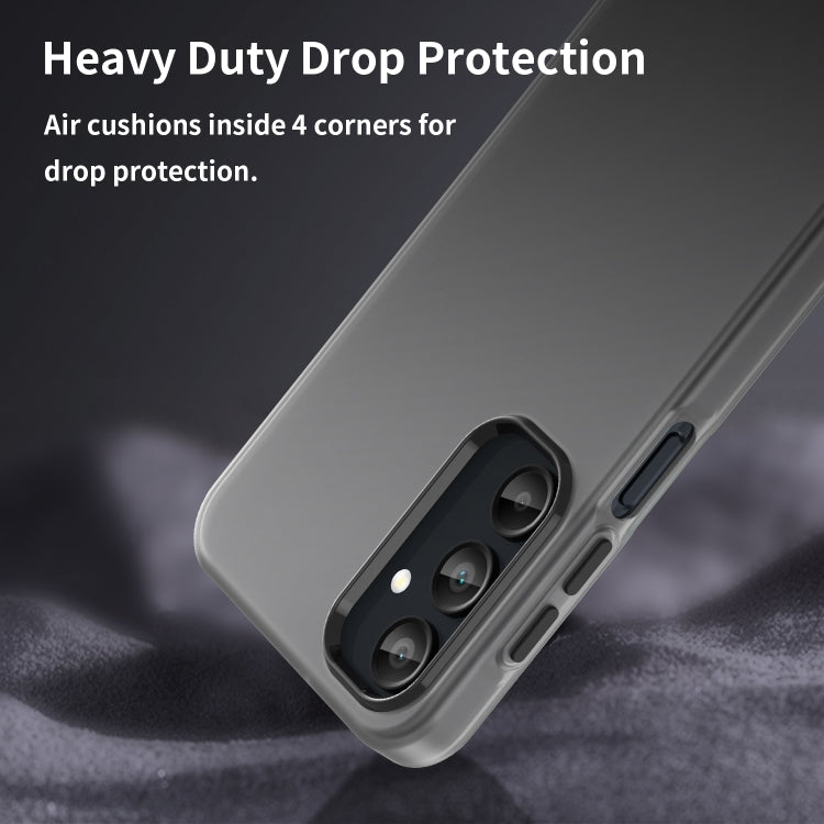 For Samsung Galaxy A16 4G Frosted Translucent TPU Hybrid PC Full Coverage Phone Case
