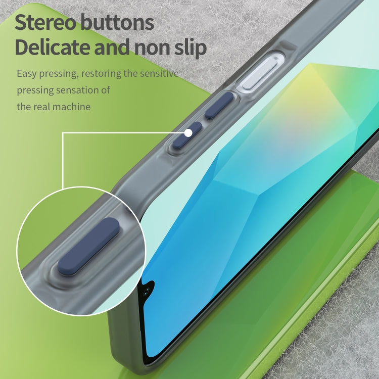 For Samsung Galaxy A16 4G Frosted Translucent TPU Hybrid PC Full Coverage Phone Case