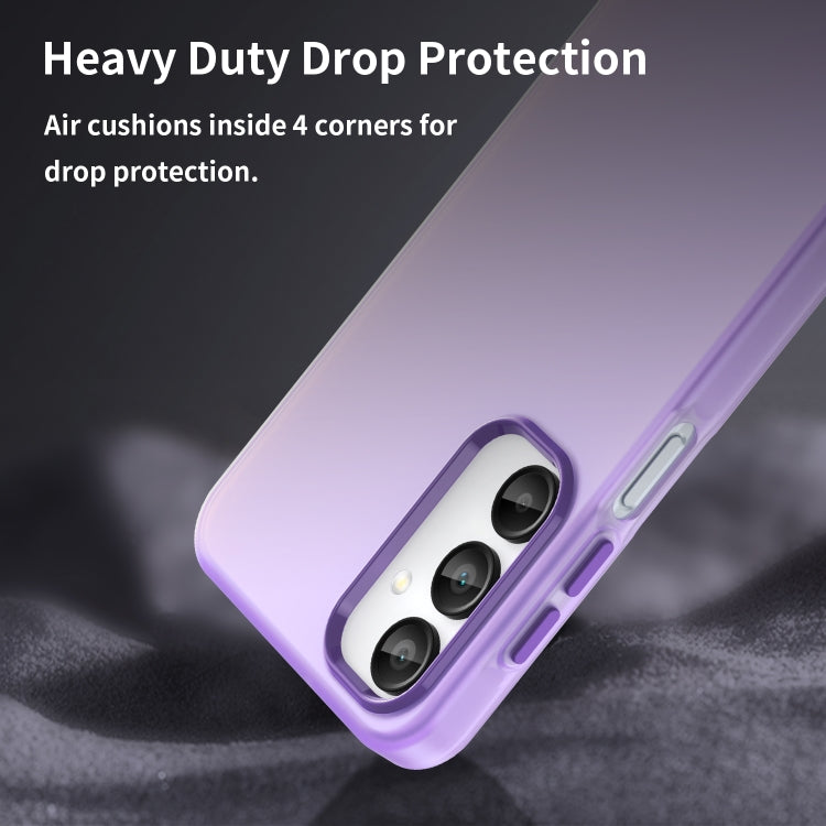 For Samsung Galaxy A16 4G Frosted Translucent TPU Hybrid PC Full Coverage Phone Case