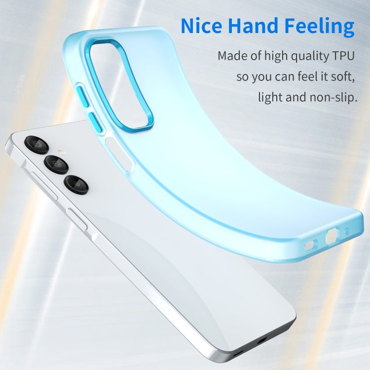 For Samsung Galaxy A16 4G Frosted Translucent TPU Hybrid PC Full Coverage Phone Case