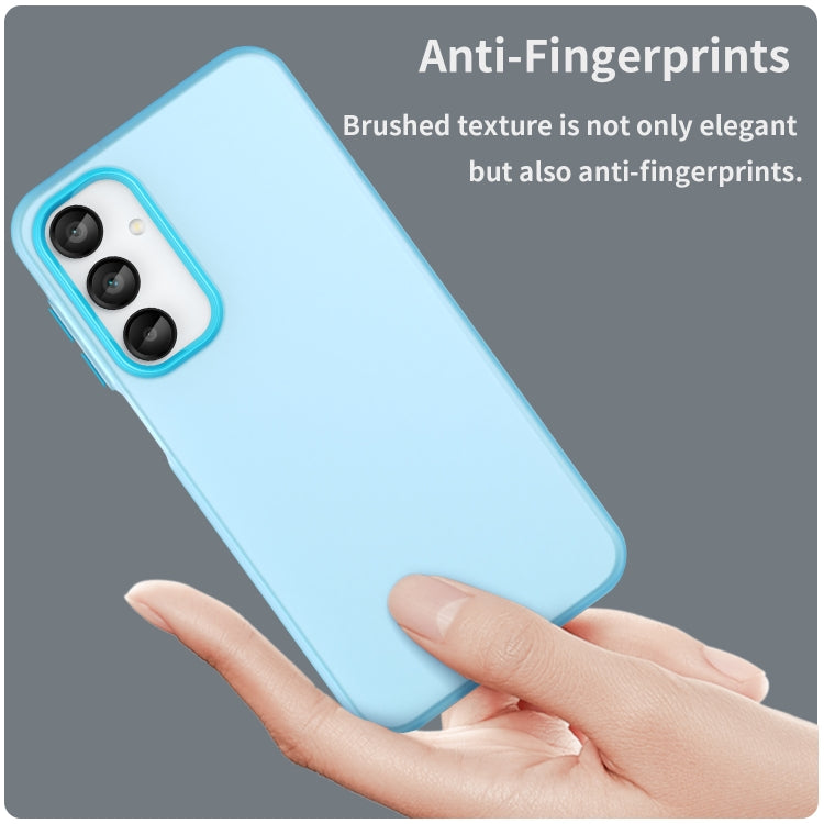 For Samsung Galaxy A16 4G Frosted Translucent TPU Hybrid PC Full Coverage Phone Case