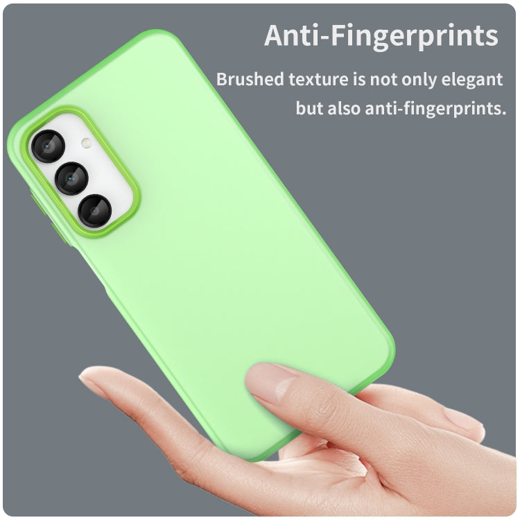 For Samsung Galaxy A16 4G Frosted Translucent TPU Hybrid PC Full Coverage Phone Case