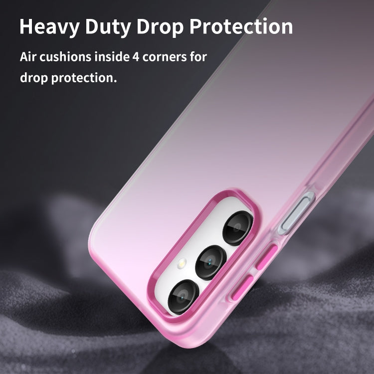 For Samsung Galaxy A16 4G Frosted Translucent TPU Hybrid PC Full Coverage Phone Case
