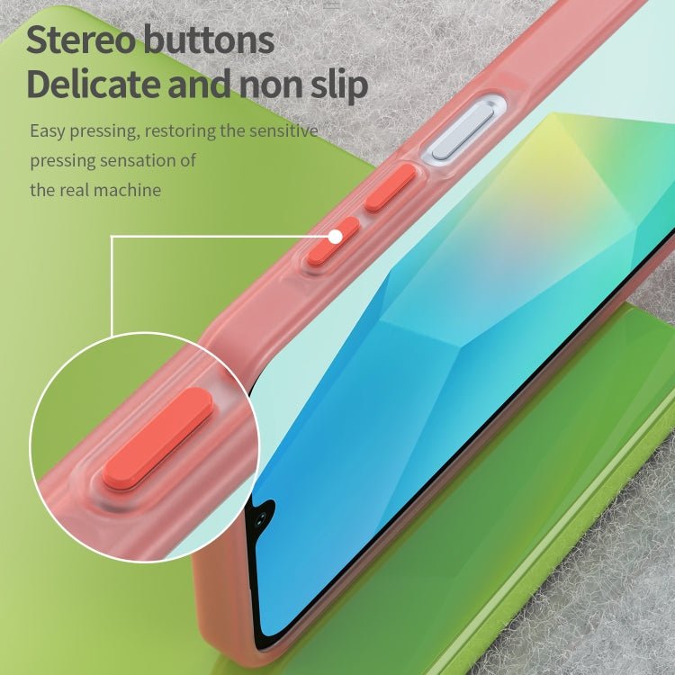 For Samsung Galaxy A16 4G Frosted Translucent TPU Hybrid PC Full Coverage Phone Case