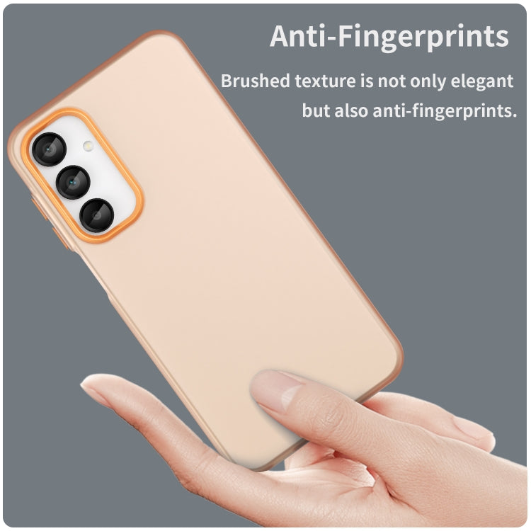 For Samsung Galaxy A16 4G Frosted Translucent TPU Hybrid PC Full Coverage Phone Case