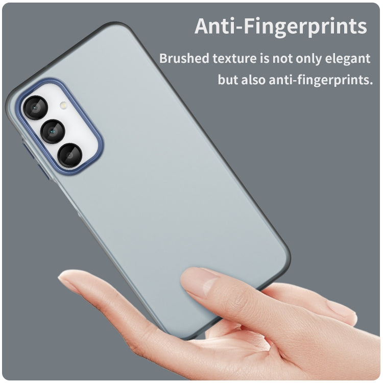 For Samsung Galaxy A16 5G Frosted Translucent TPU Hybrid PC Full Coverage Phone Case