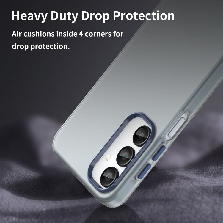 For Samsung Galaxy A16 5G Frosted Translucent TPU Hybrid PC Full Coverage Phone Case
