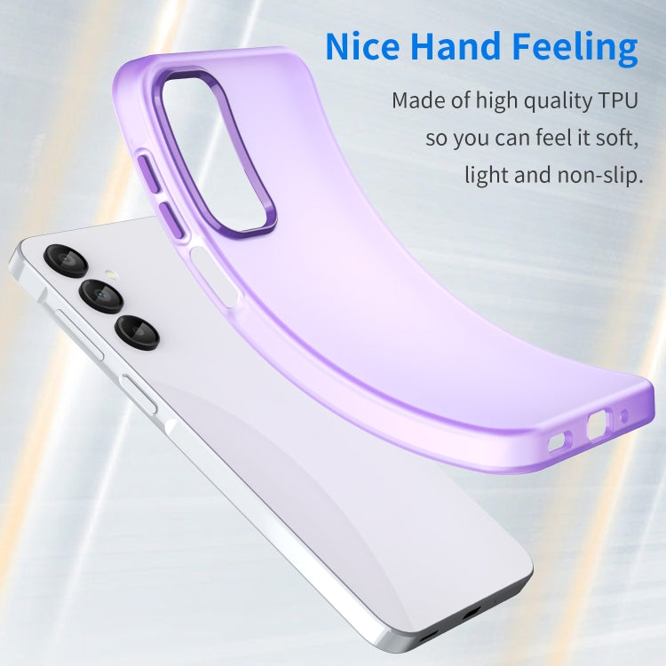 For Samsung Galaxy A16 5G Frosted Translucent TPU Hybrid PC Full Coverage Phone Case