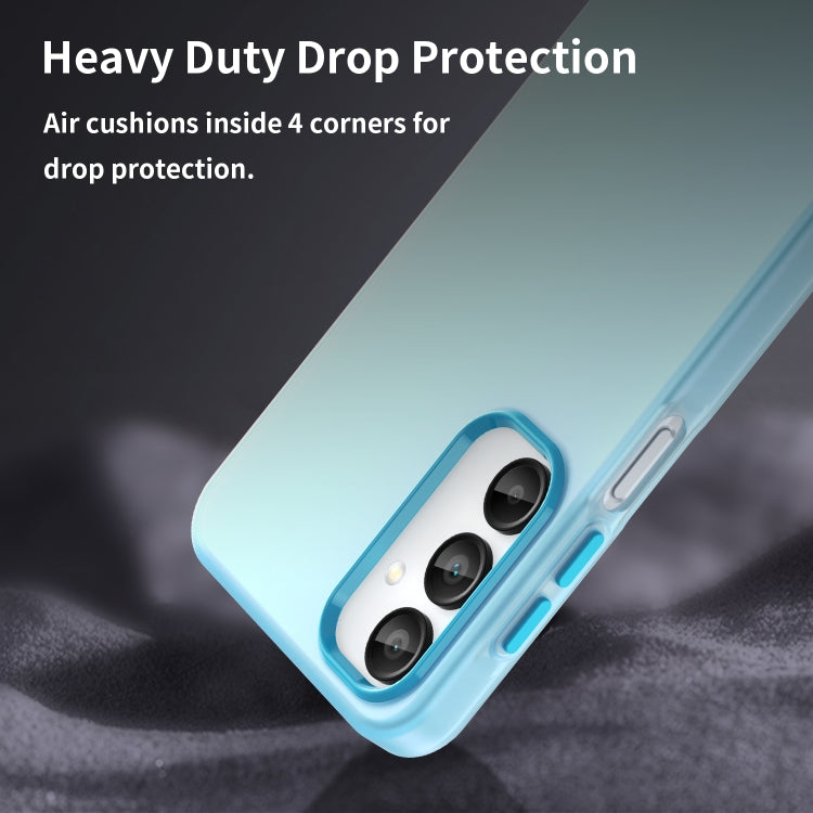 For Samsung Galaxy A16 5G Frosted Translucent TPU Hybrid PC Full Coverage Phone Case