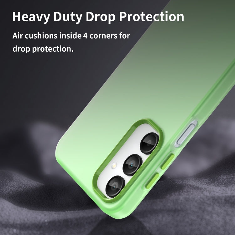 For Samsung Galaxy A16 5G Frosted Translucent TPU Hybrid PC Full Coverage Phone Case