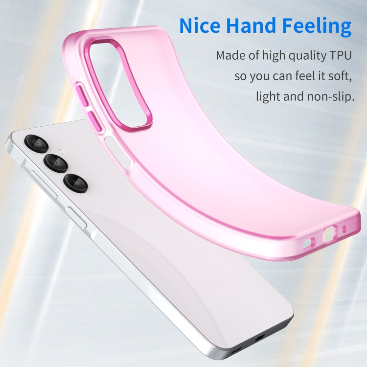 For Samsung Galaxy A16 5G Frosted Translucent TPU Hybrid PC Full Coverage Phone Case