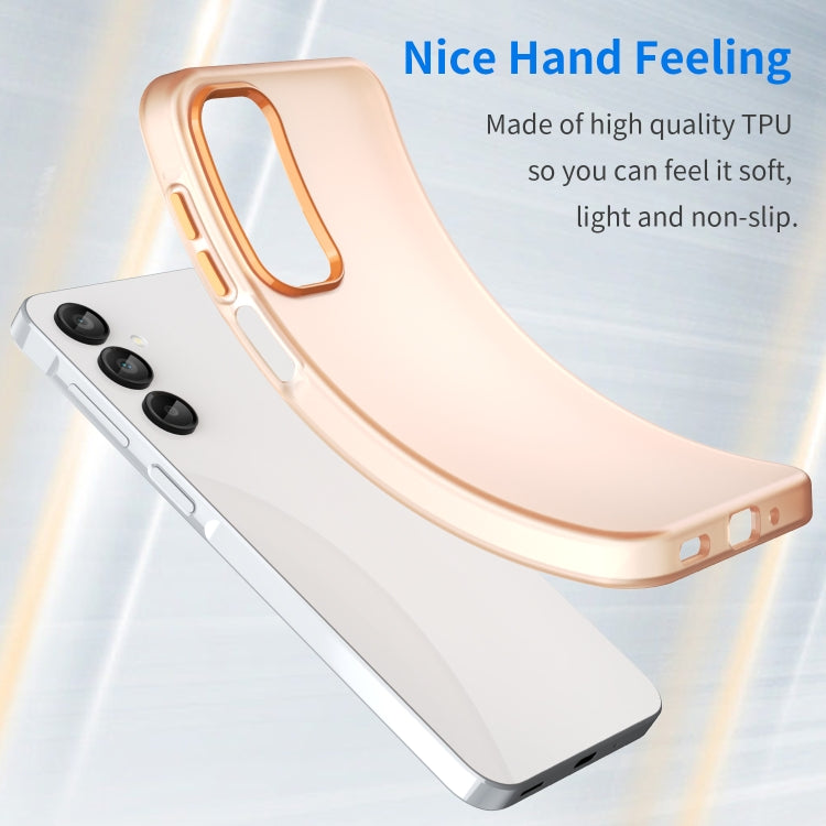 For Samsung Galaxy A16 5G Frosted Translucent TPU Hybrid PC Full Coverage Phone Case