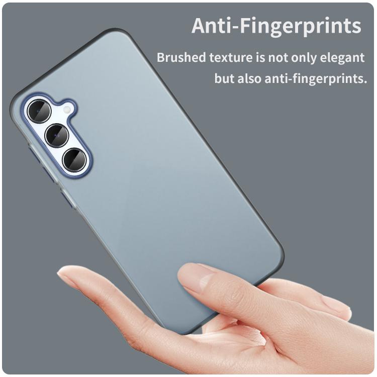 For Samsung Galaxy A55 5G Frosted Translucent TPU Hybrid PC Full Coverage Phone Case