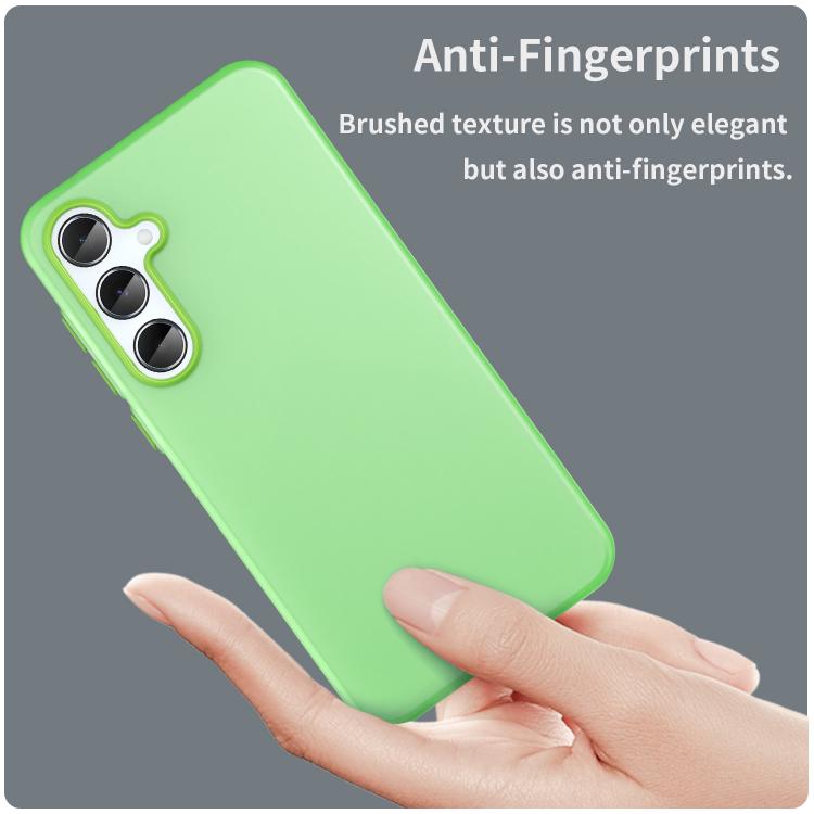 For Samsung Galaxy A55 5G Frosted Translucent TPU Hybrid PC Full Coverage Phone Case
