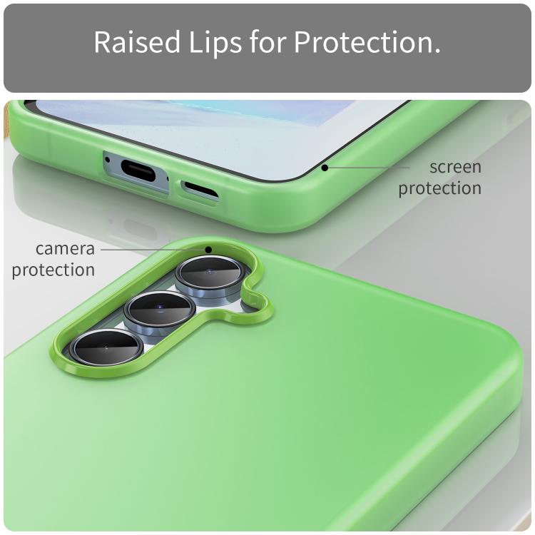 For Samsung Galaxy A55 5G Frosted Translucent TPU Hybrid PC Full Coverage Phone Case
