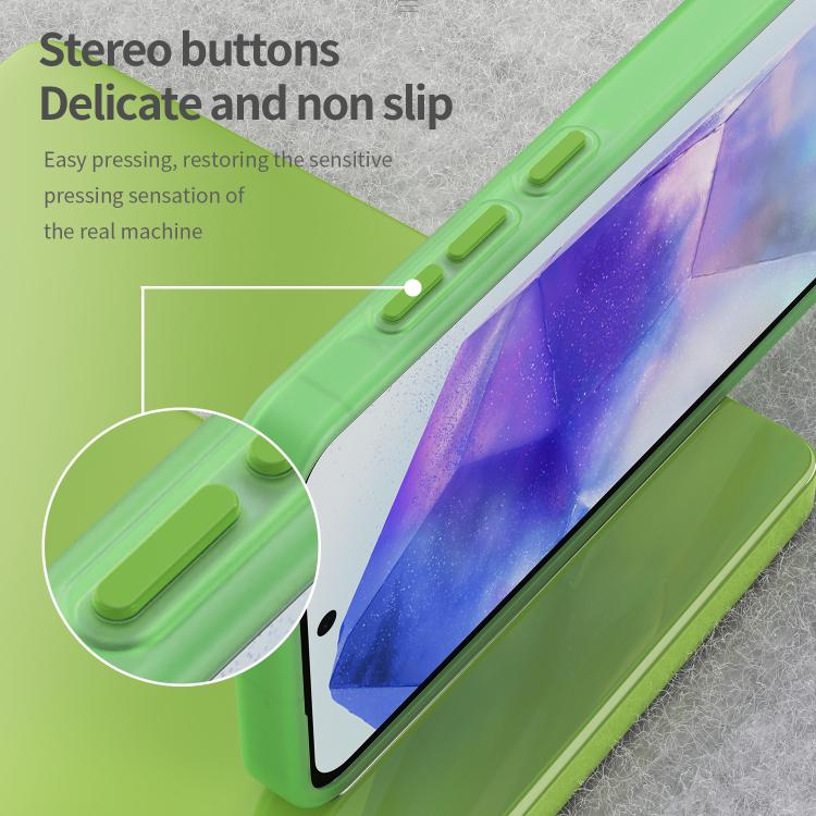 For Samsung Galaxy A55 5G Frosted Translucent TPU Hybrid PC Full Coverage Phone Case