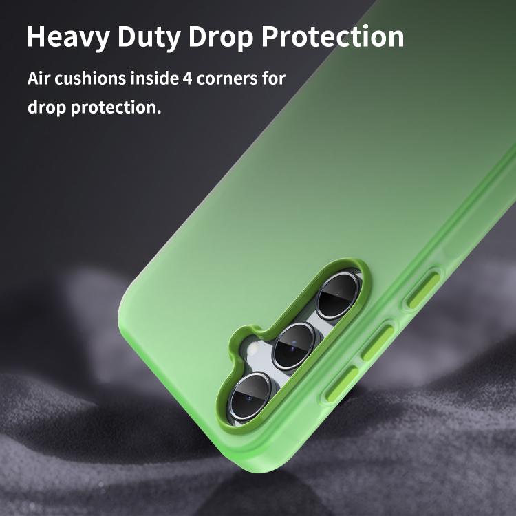 For Samsung Galaxy A55 5G Frosted Translucent TPU Hybrid PC Full Coverage Phone Case