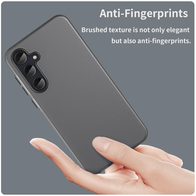 For Samsung Galaxy A35 5G Frosted Translucent TPU Hybrid PC Full Coverage Phone Case