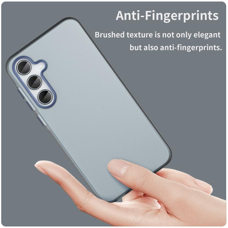 For Samsung Galaxy A35 5G Frosted Translucent TPU Hybrid PC Full Coverage Phone Case