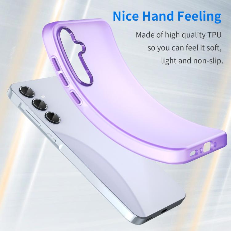 For Samsung Galaxy A35 5G Frosted Translucent TPU Hybrid PC Full Coverage Phone Case