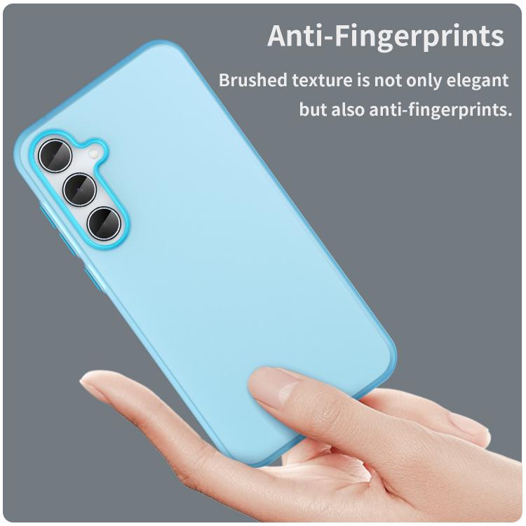 For Samsung Galaxy A35 5G Frosted Translucent TPU Hybrid PC Full Coverage Phone Case