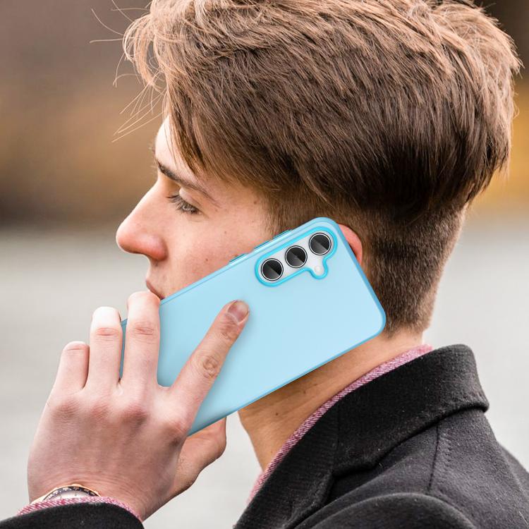 For Samsung Galaxy A35 5G Frosted Translucent TPU Hybrid PC Full Coverage Phone Case