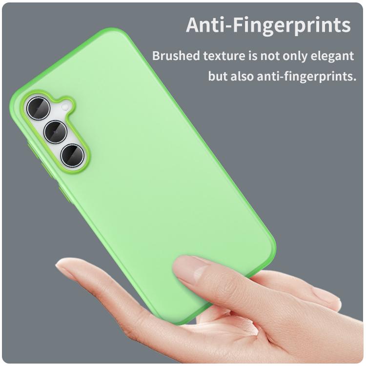 For Samsung Galaxy A35 5G Frosted Translucent TPU Hybrid PC Full Coverage Phone Case