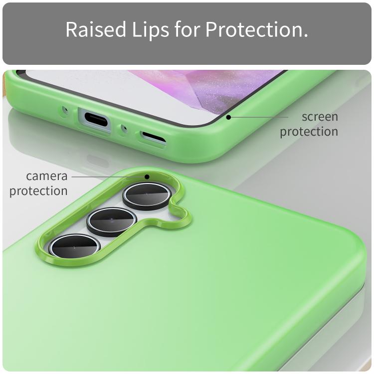 For Samsung Galaxy A35 5G Frosted Translucent TPU Hybrid PC Full Coverage Phone Case