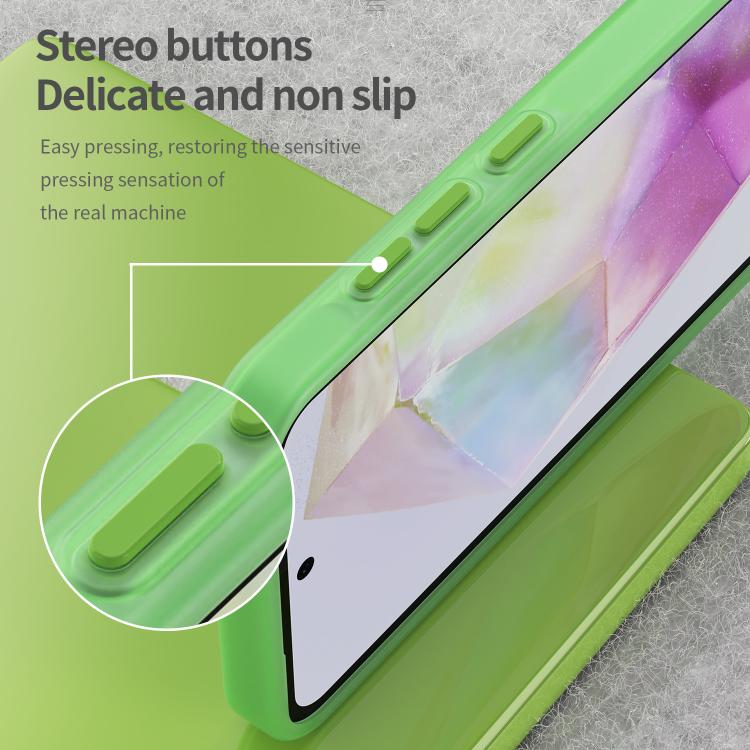 For Samsung Galaxy A35 5G Frosted Translucent TPU Hybrid PC Full Coverage Phone Case