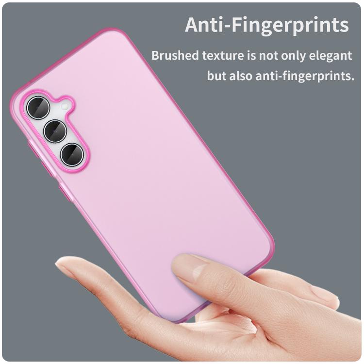 For Samsung Galaxy A35 5G Frosted Translucent TPU Hybrid PC Full Coverage Phone Case