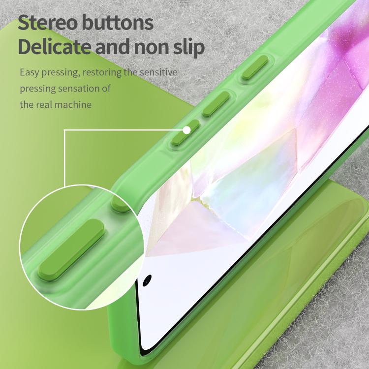 For Samsung Galaxy A36 5G Frosted Translucent TPU Hybrid PC Full Coverage Phone Case
