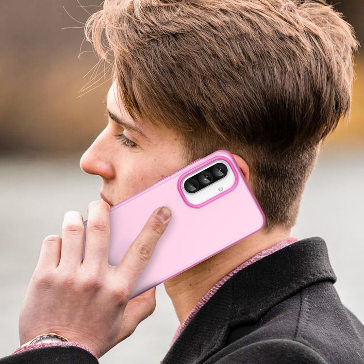 For Samsung Galaxy A36 5G Frosted Translucent TPU Hybrid PC Full Coverage Phone Case