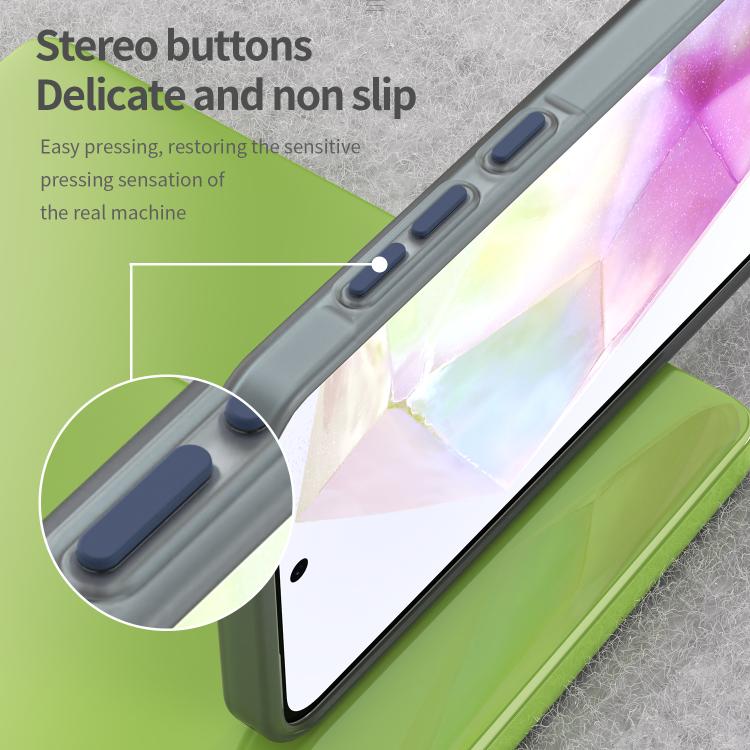 For Samsung Galaxy A56 5G Frosted Translucent TPU Hybrid PC Full Coverage Phone Case